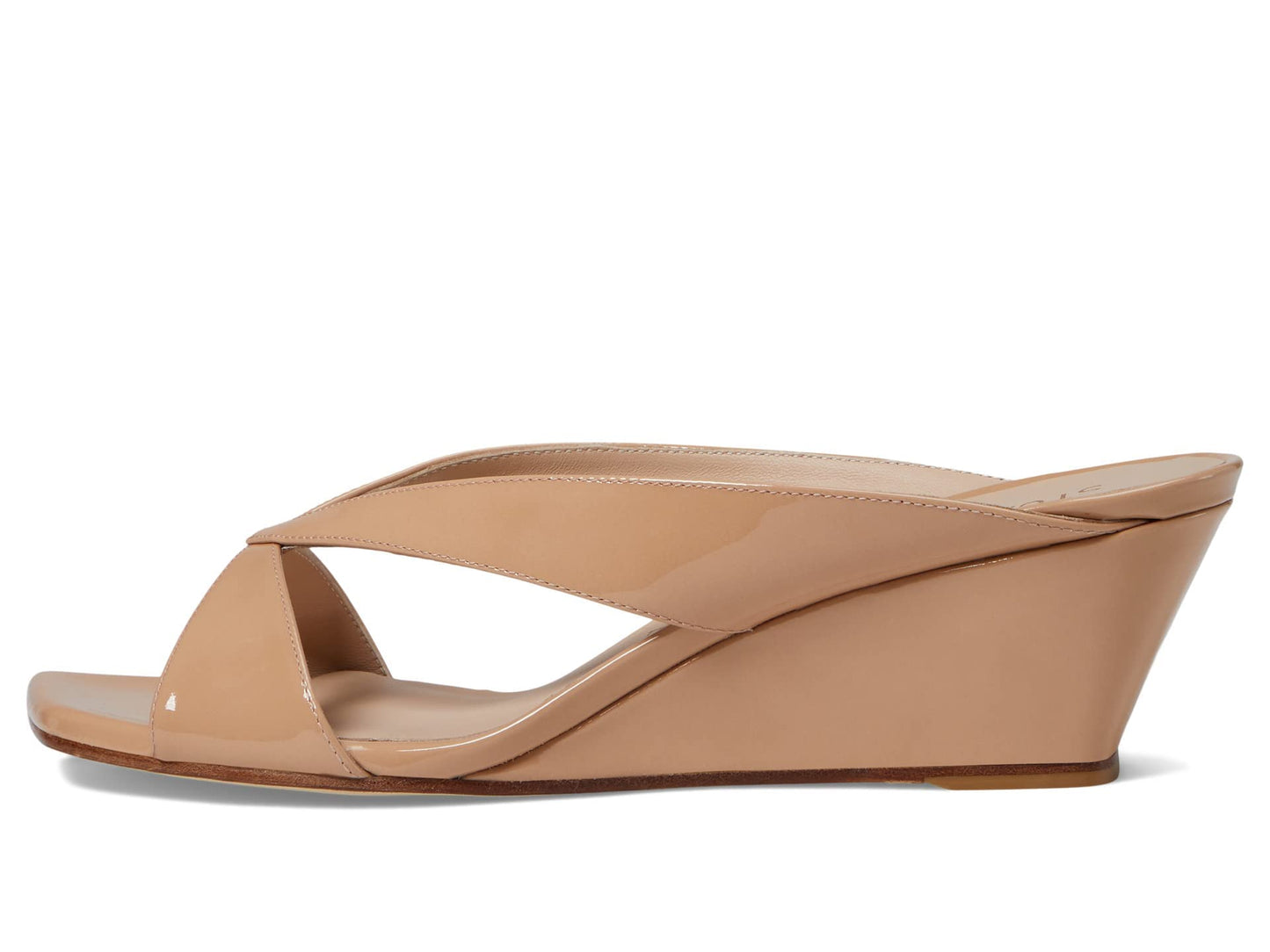 Stuart Weitzman Miami 50 Wedge Slide Adobe 9.5 B