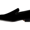 Massimo Matteo Italian Velvet Slip-On Black 7.5 D (M)