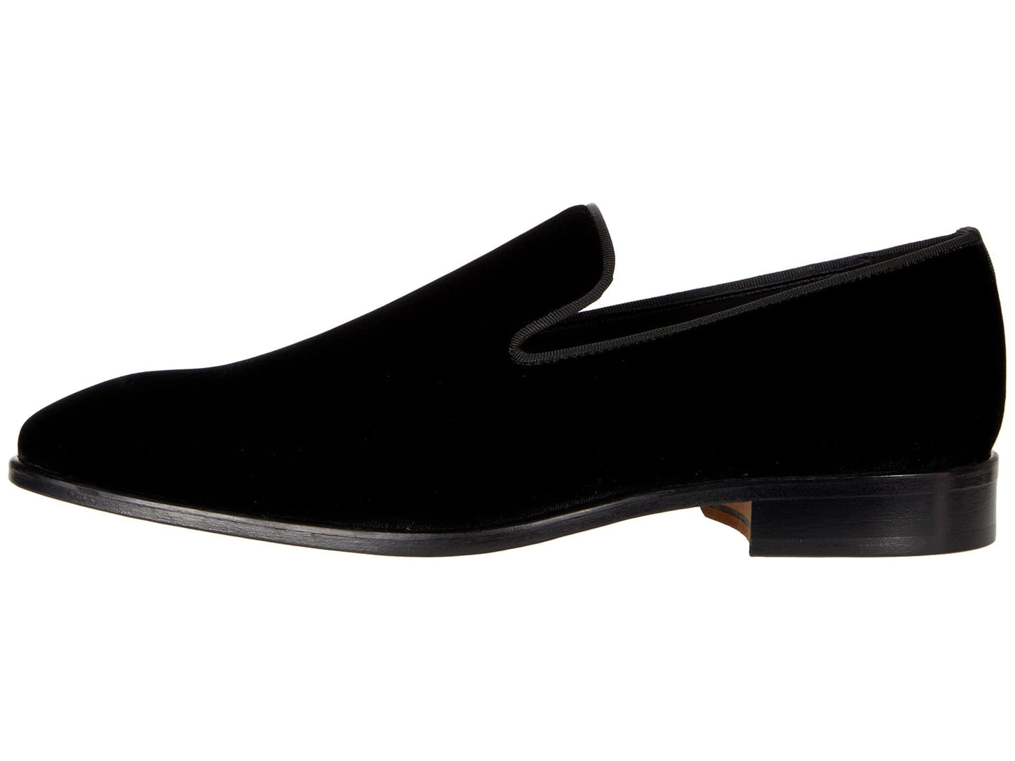 Massimo Matteo Italian Velvet Slip-On Black 7.5 D (M)