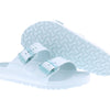 Birkenstock Women's Arizona Stealth Buckle EVA Sandals, Surf Green, 7-7.5 Narrow US