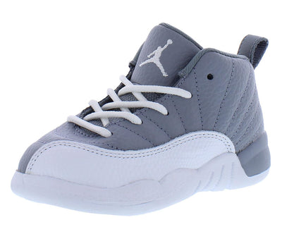 Jordan Baby Boy's 12 Retro (Infant/Toddler) Stealth/White/Cool Grey 4 Toddler M