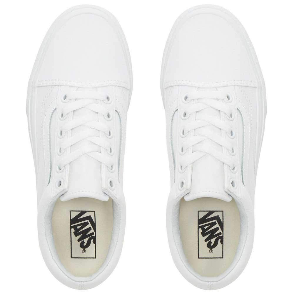 Vans Old Skool Platform True White Men's 10, Women's 11.5