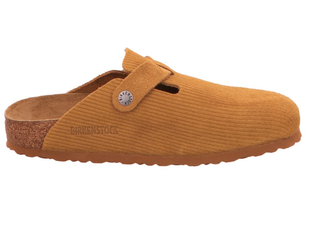 BIRKENSTOCK Adult Boston Leve Corduroy Cork Brown, brown, 10 Women