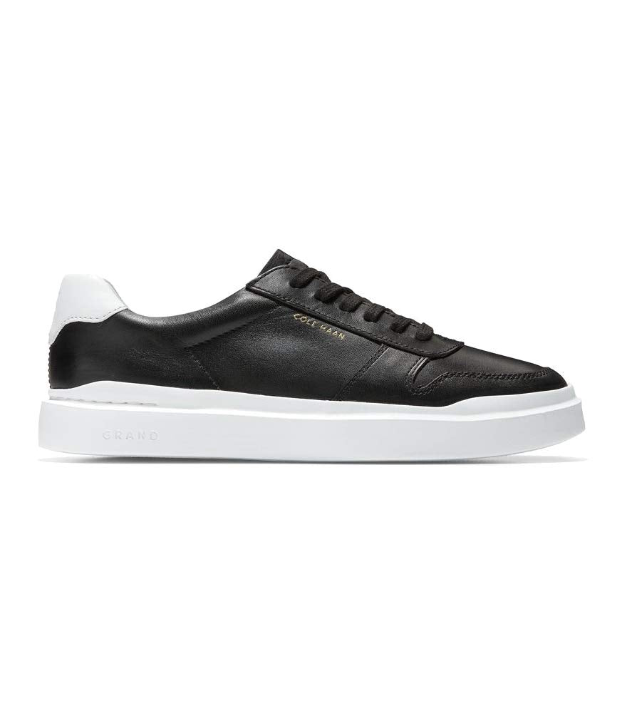 Cole Haan Women's Grandpro Rally Court Sneaker, Black/Optic White/Optic White, 9