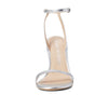 Stuart Weitzman Barelynude 100 Sandal Silver 9 B