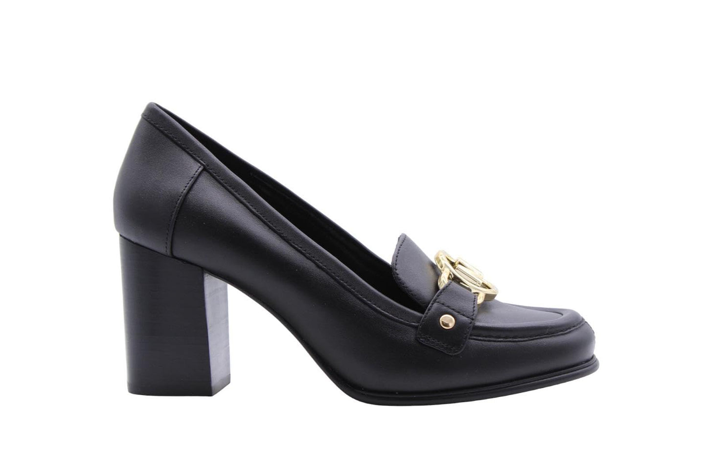 Michael Kors Rory Heeled Loafer Luggage 8.5 M
