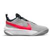 Nike Team Hustle D 10 GS Trainers Cw6735 - Light Smoke Grey Bright Crimson 006