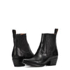 Frye Sacha Chelsea Western Boot - Women’s Stylish Ankle Bootie, Premium Leather, Comfortable, Black - 8.5 M