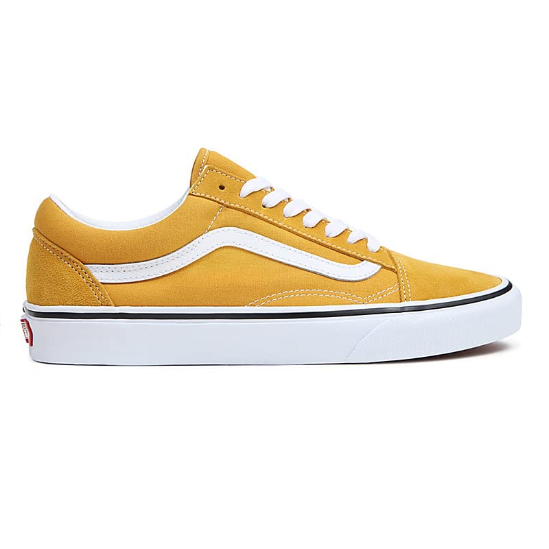 Vans Men's Old Skool Sneaker, (Color Theory) Golden Yellow, Size 7