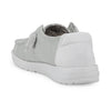 Hey Dude Women's Wendy Stretch Sparkling White Size 11 | Women’s Shoes | Women’s Lace Up Loafers | Comfortable & Light-Weight