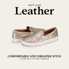 Frye Ivy Slip-On Shoes for Women Featuring Soft Leather with Thick Rubber Outsole, Removable Molded Footbed, and Padded Collar and Vamp – ½” Heel Height, Pewter - 10M