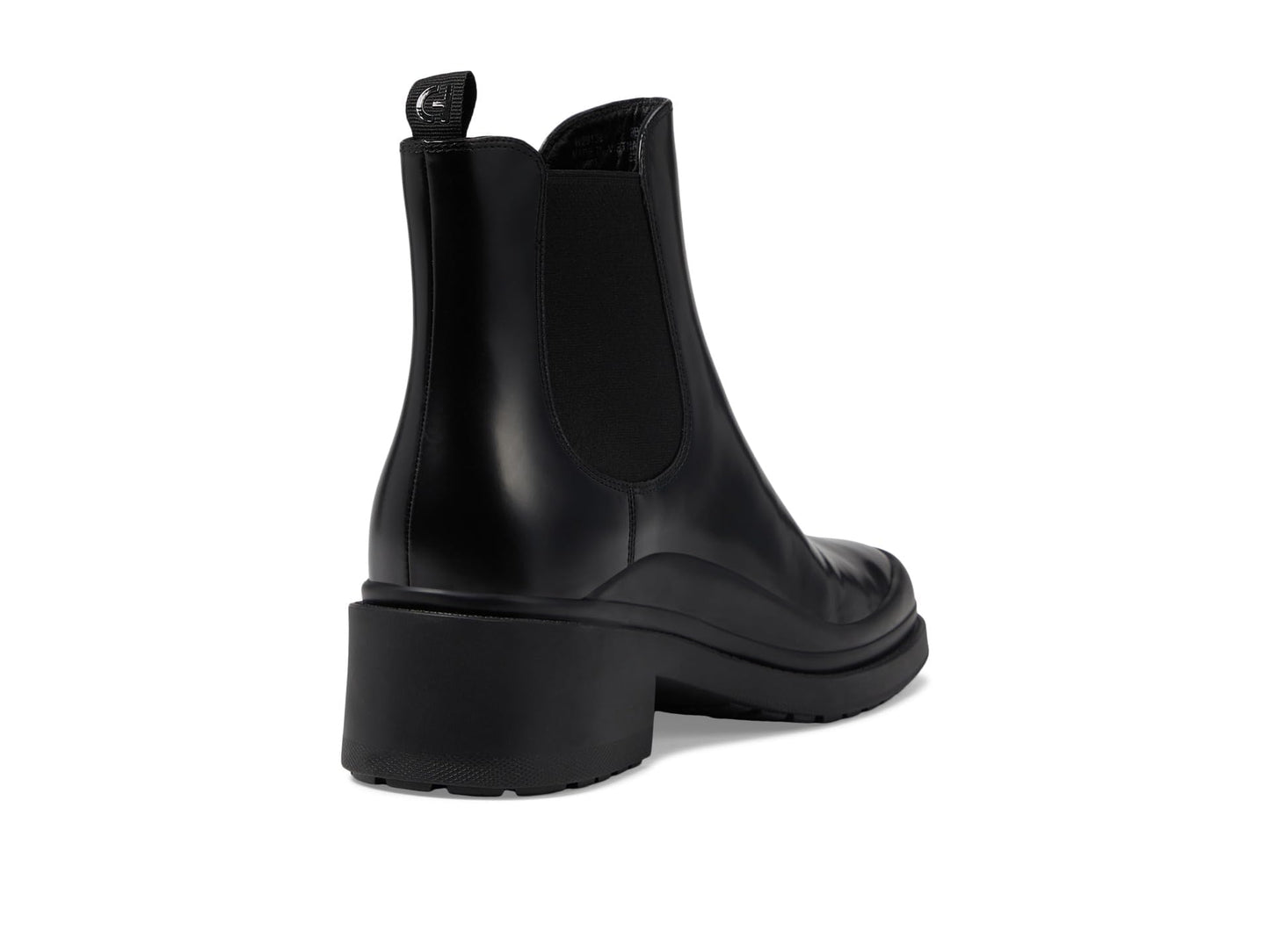Cole Haan Women's Grand Ambition Westerly Bootie Black Box Calf Leather 8.5 Medium