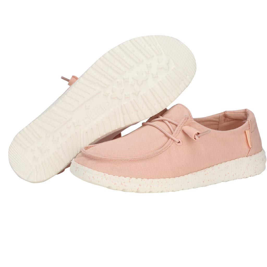 Hey Dude Women's Wendy Antique Rose Size 8 | Women’s Shoes | Women’s Lace Up Loafers | Comfortable & Light-Weight