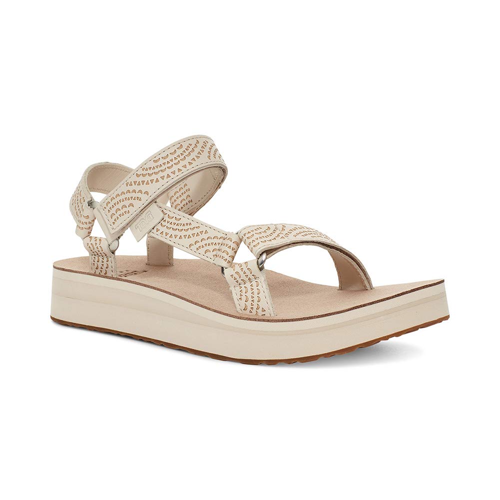 Teva Women's Midform Universal Geometric, White Swan, 10 M US
