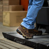 Thorogood Crosstrex 6” Waterproof Safety Toe Hiking Boots for Men - Breathable Premium Leather and Mesh with Comfort Insole and Athletic Traction Outsole; ASTM Rated, Brown/Orange - 8 M US