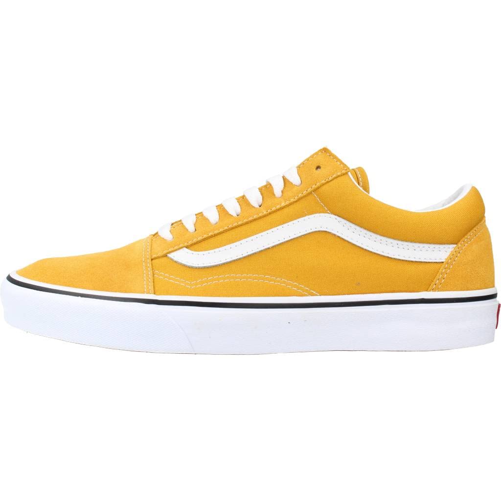 Vans Men's Old Skool Sneaker, (Color Theory) Golden Yellow, Size 4