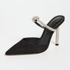 SCHUTZ Women's Pearl Pin Heels, Black, 6.5 Medium US
