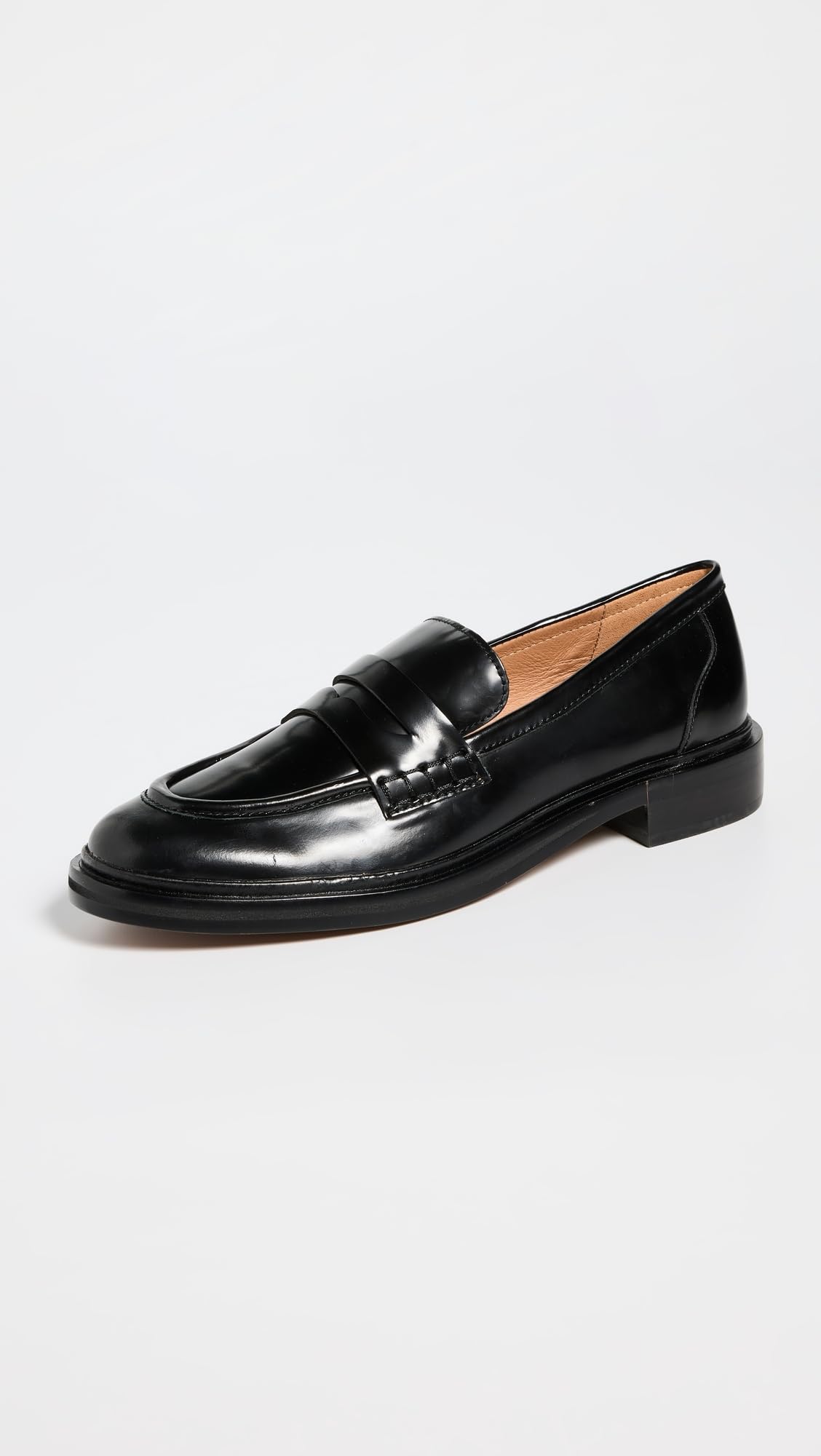 Madewell Women's The Vernon Loafers, True Black, 9 Medium US