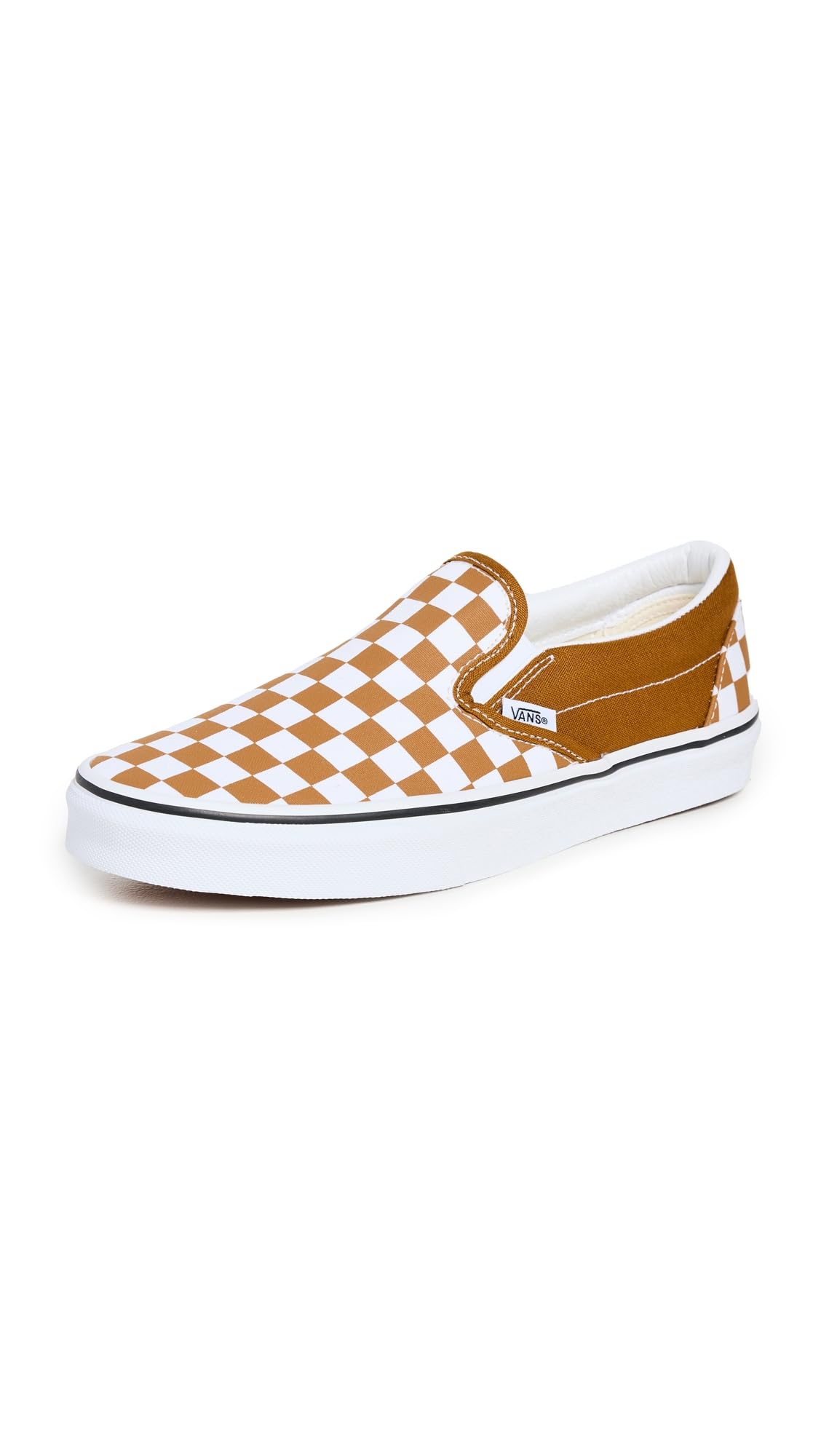 Vans Women's U Classic Slip-On Sneakers, FatalFloralGoldenBrown, 6.5 Medium US