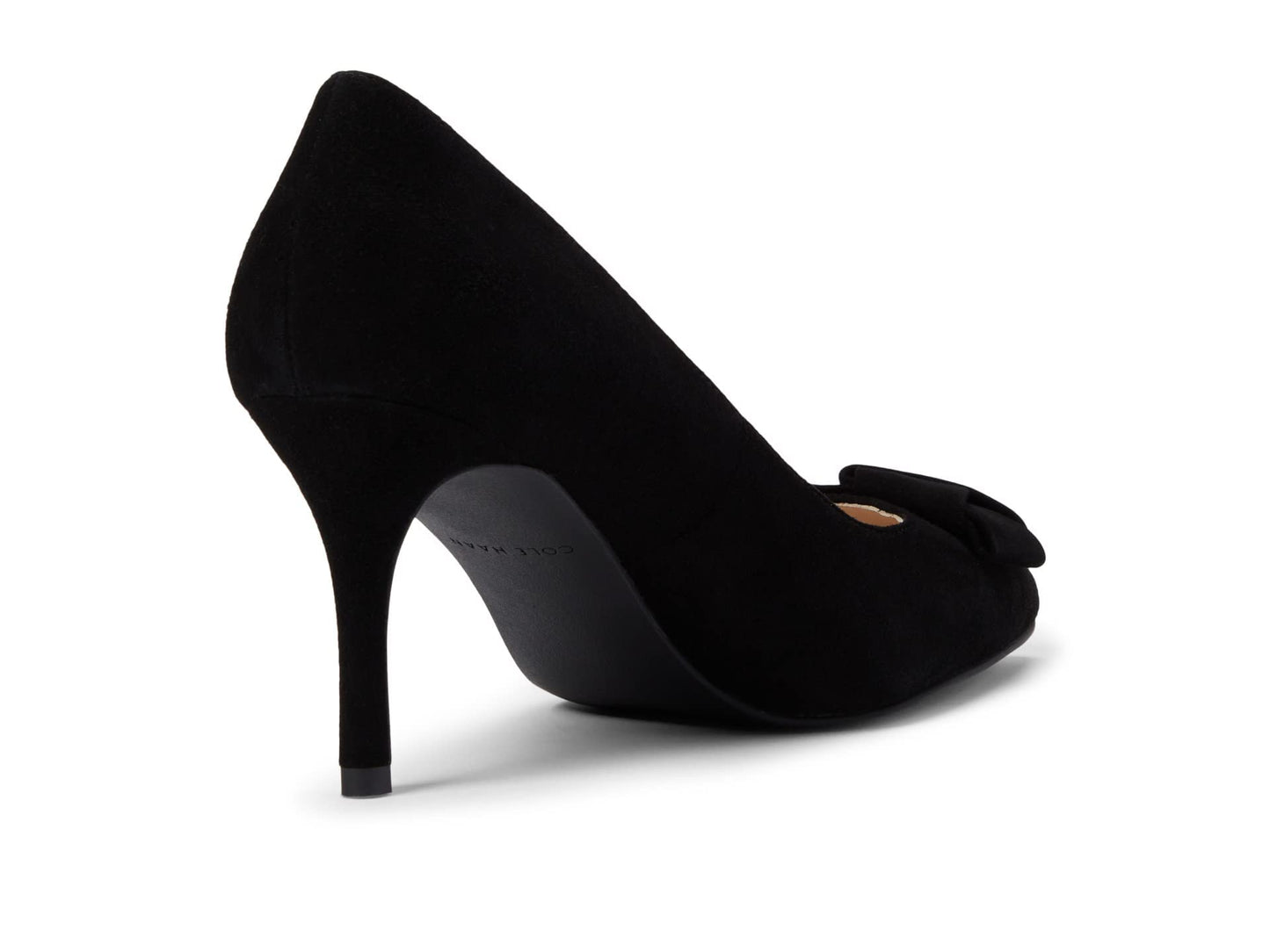Cole Haan Women's Ina Pump (75 mm) Black Suede 7 B - Medium