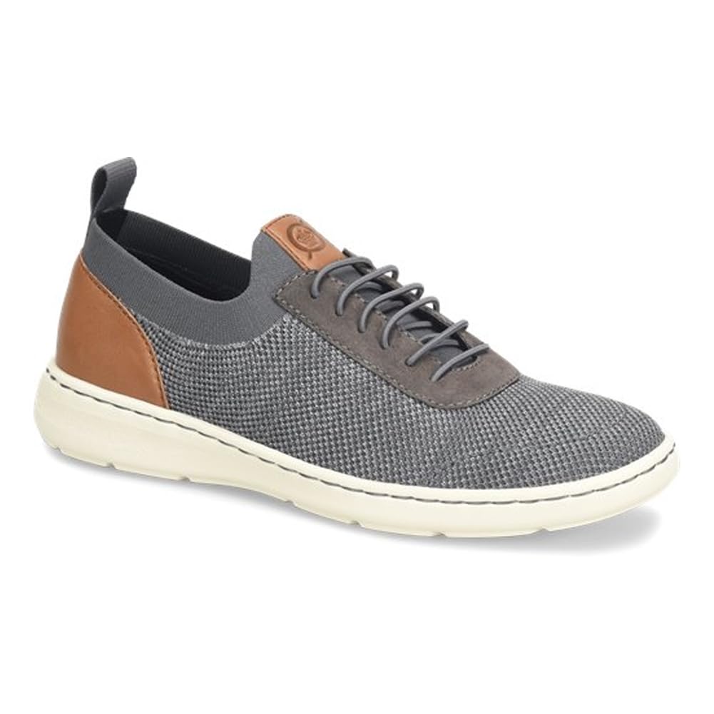 Born Men's Marius Oxford, Dark Grey/Brown, 14