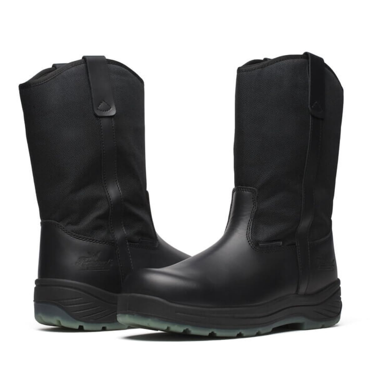 Thorogood Thoro-Flex 10” Black Safety Toe Work Boots for Men and Women - Made from Full-Grain Leather with Composite Toe and Slip-, Oil-, and Puncture-Resistant Outsole, Black - 10.5 W