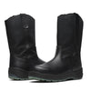 Thorogood Thoro-Flex 10” Black Safety Toe Work Boots for Men and Women - Made from Full-Grain Leather with Composite Toe and Slip-, Oil-, and Puncture-Resistant Outsole, Black - 7 M