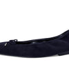 Stuart Weitzman Bardot Bow Flat Nice Blue 9 B