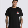 Vans Men's Short Sleeve T-Shirt, Cherry Check Black, X-Large