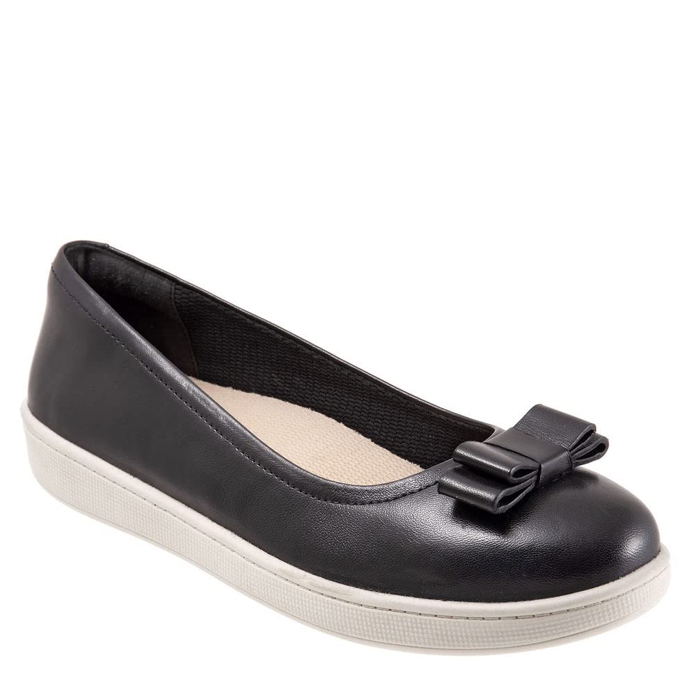 Trotters Women's Flats, Black, 6 Wide