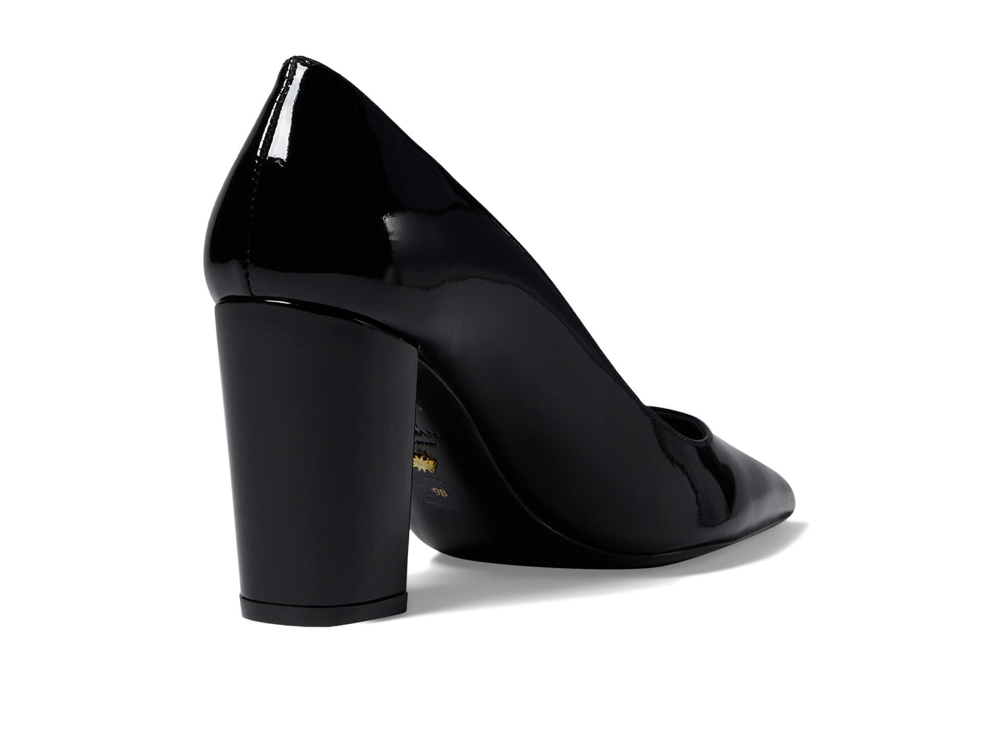 Stuart Weitzman Stuart 85 Block Pump Black 9 B