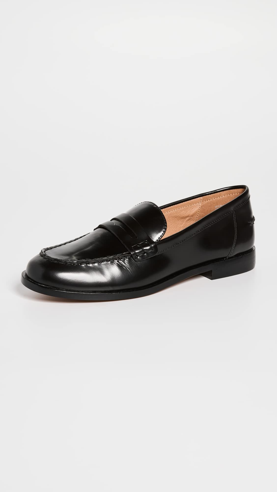 Madewell Women's Billie Clean Loafers, True Black, 8 Medium US