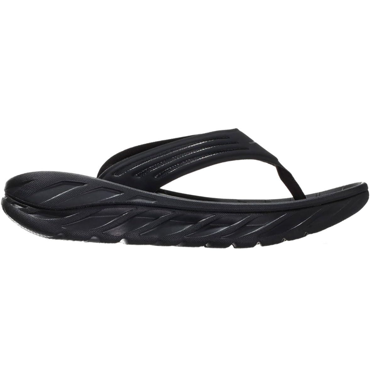 HOKA ONE ONE Men's Ora Recovery Flip 2 Sandals Black/Dark Gull Gray 9