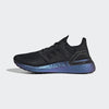 adidas Unisex-Child Ultraboost 20, Black/Black/Boost Blue Violet Metallic, 7