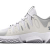 Under Armour Women's UA Flow Breakthru 4 Basketball Shoes (White/Halo Gray/Metallic Silver - 101, US Footwear Size System, Adult, Women, Numeric, Medium, 8)