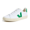 Veja Men's Campo Canvas Sneakers, White/Emeraude, 9.5 Medium US