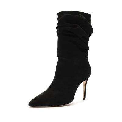 SCHUTZ Women's Ashlee High Heel Mid Calf Boots, Black, Size 10.5