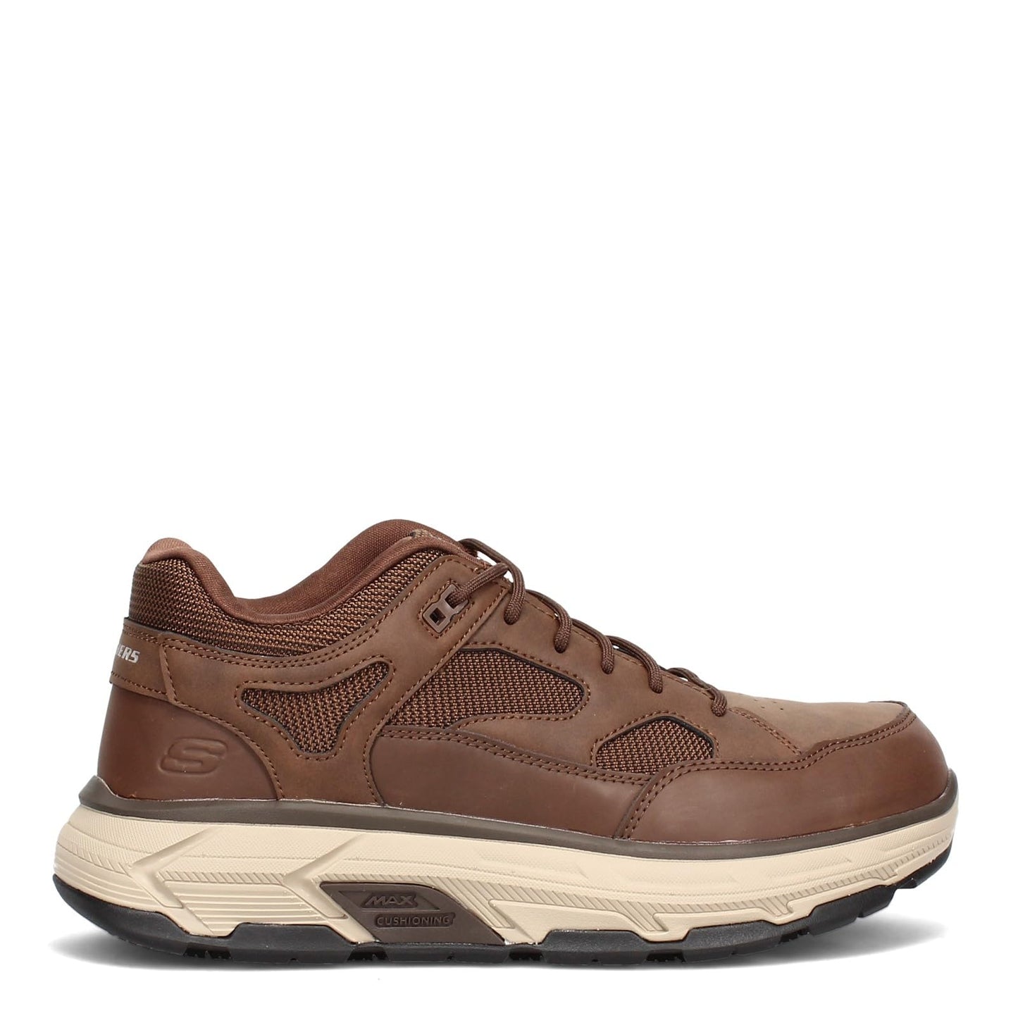 Skechers Max Stout ST Alloy Toe Brown 10 D (M)