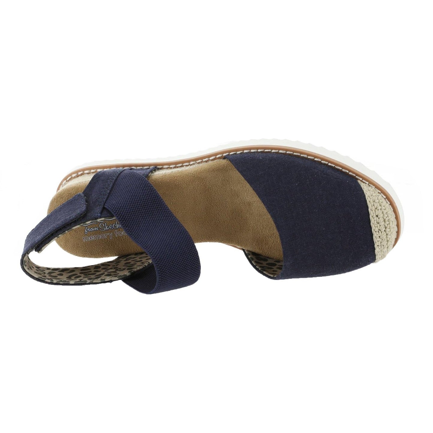 Skechers BOB Women's Desert KISS - Sun Shining NVY,7,M US