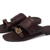 Free People Women's Mila Minimal Flat Sandal Brown 7.5 Medium