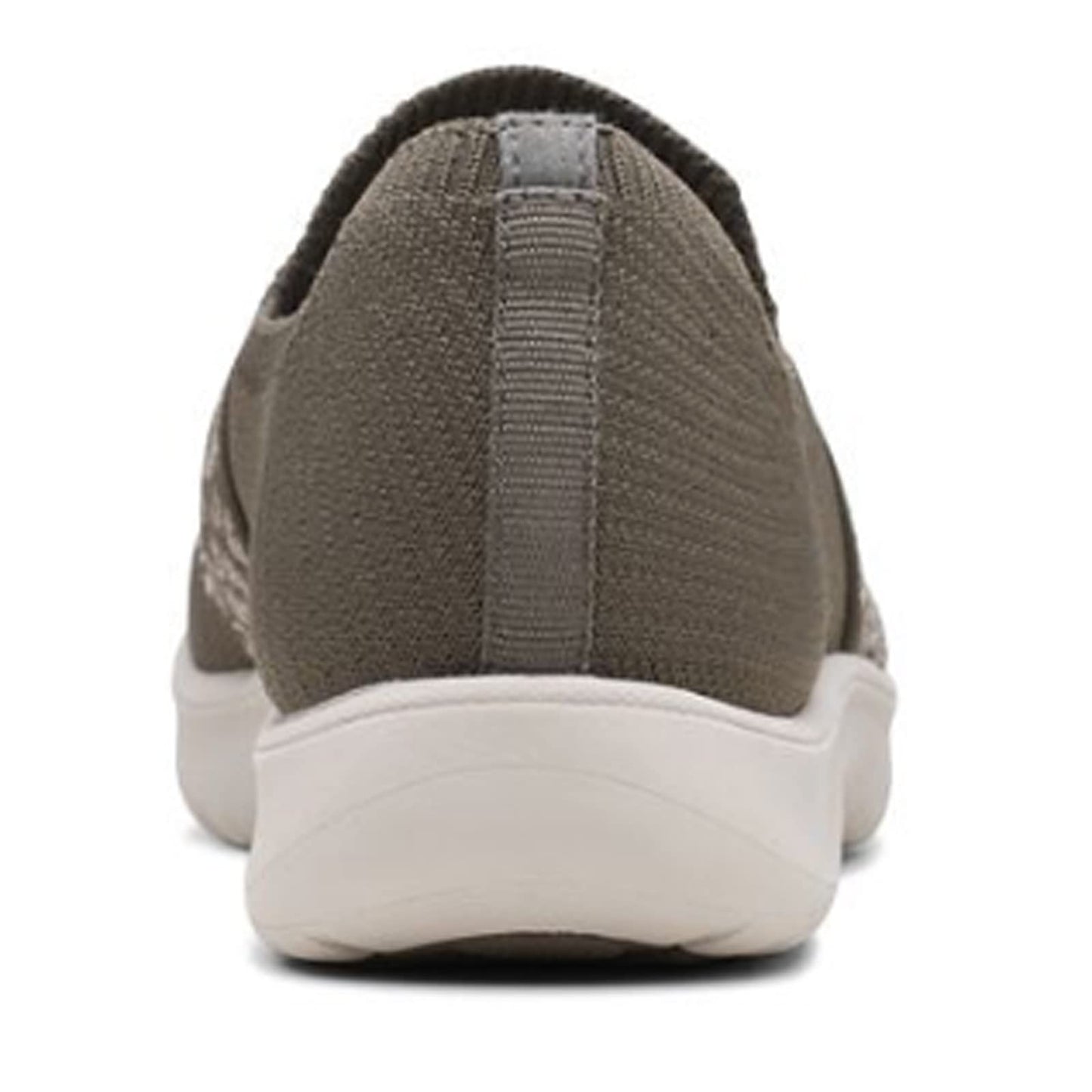 Clarks Adella Stride Dark Olive Textile 9 B (M)