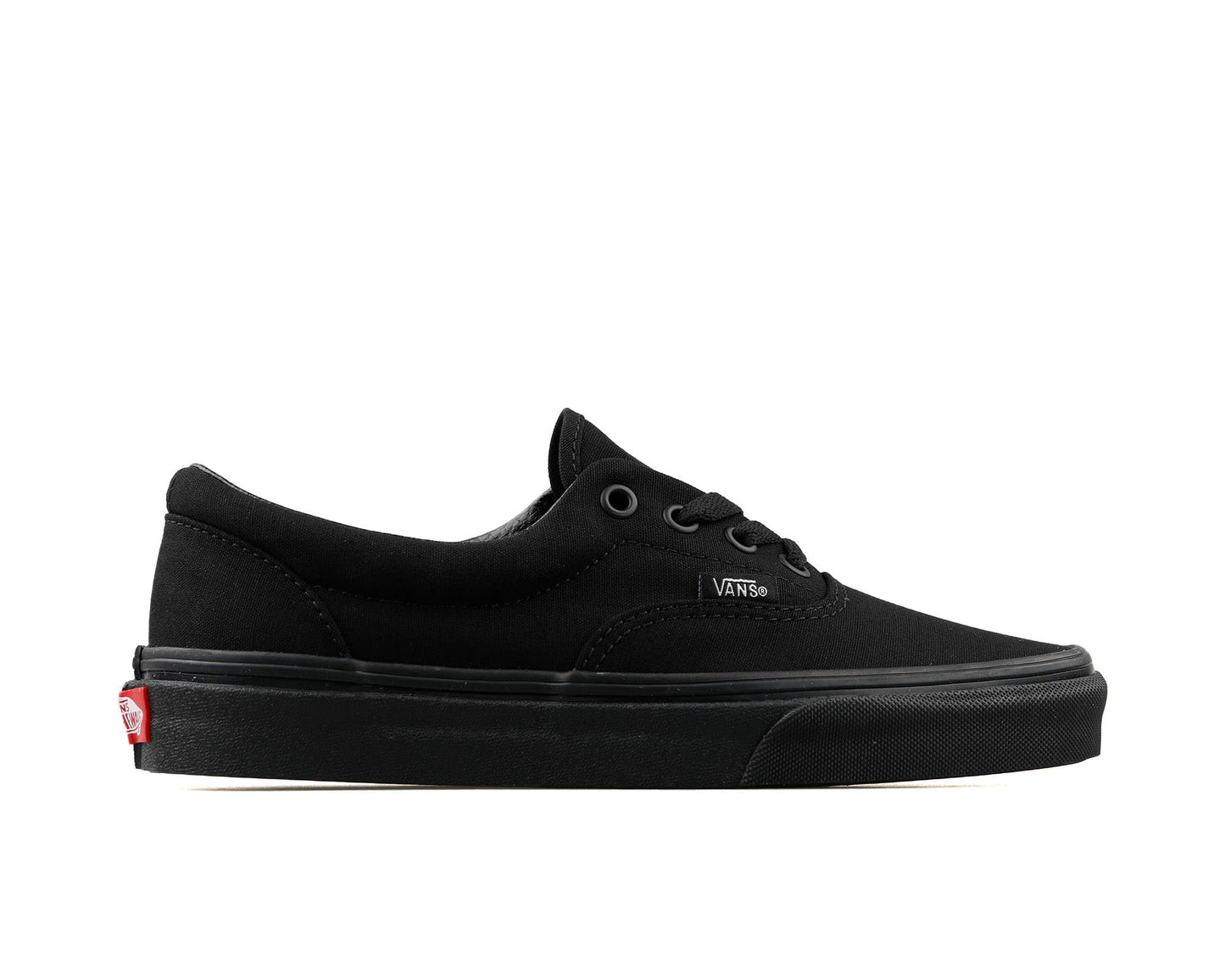 Vans Unisex Adults Era Classic Canvas Low-Top Trainers, Black (Black), 6.5 UK ((40 EU))