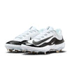 Nike Alpha Huarache Elite 4 Low Men's Baseball Cleat US (White/Black/Black, US Footwear Size System, Adult, Men, Numeric, Medium, 14)