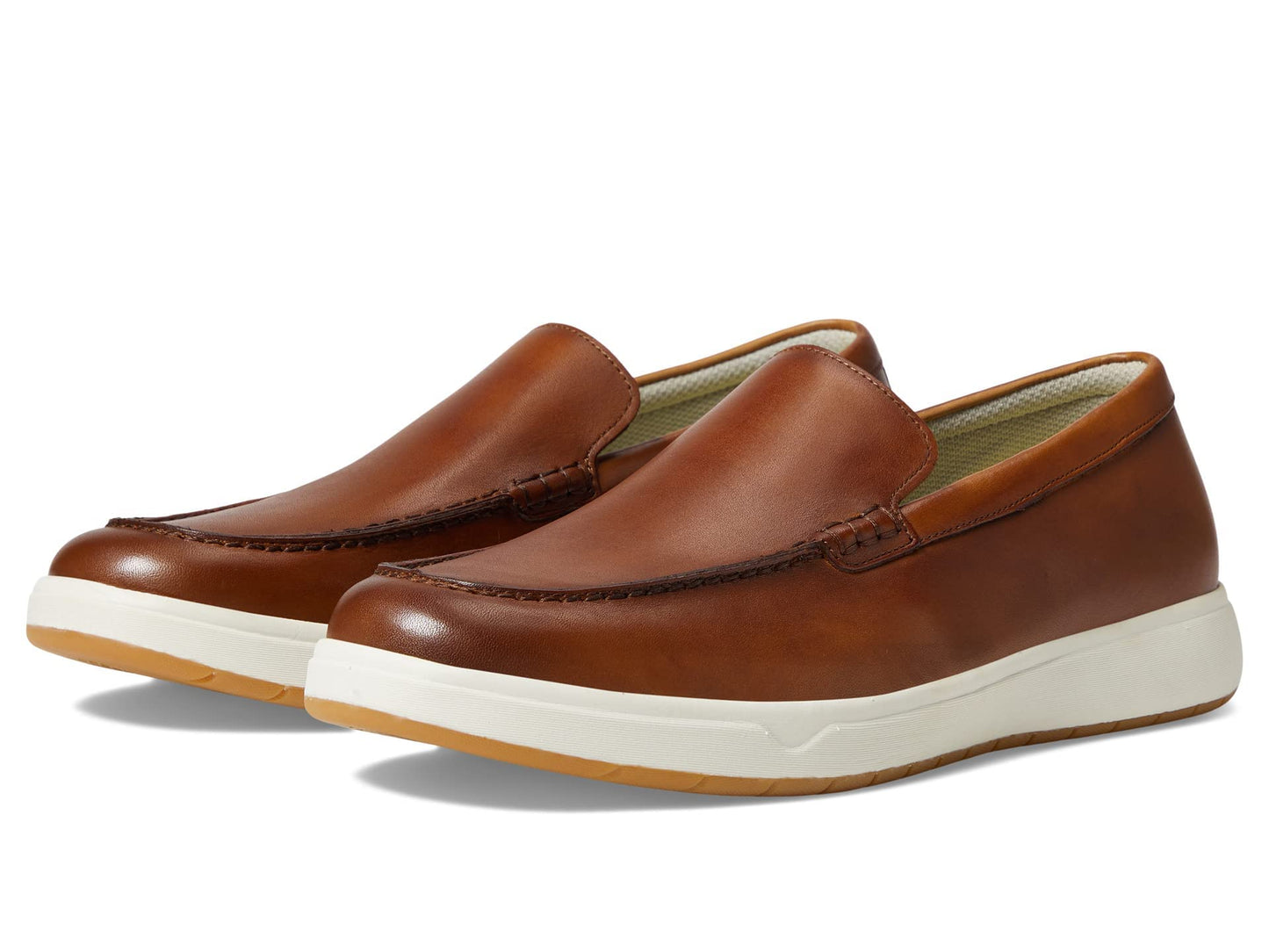 Florsheim Heist Moc Toe Venetian Loafer Mens Slip On 75 DM US Cognac