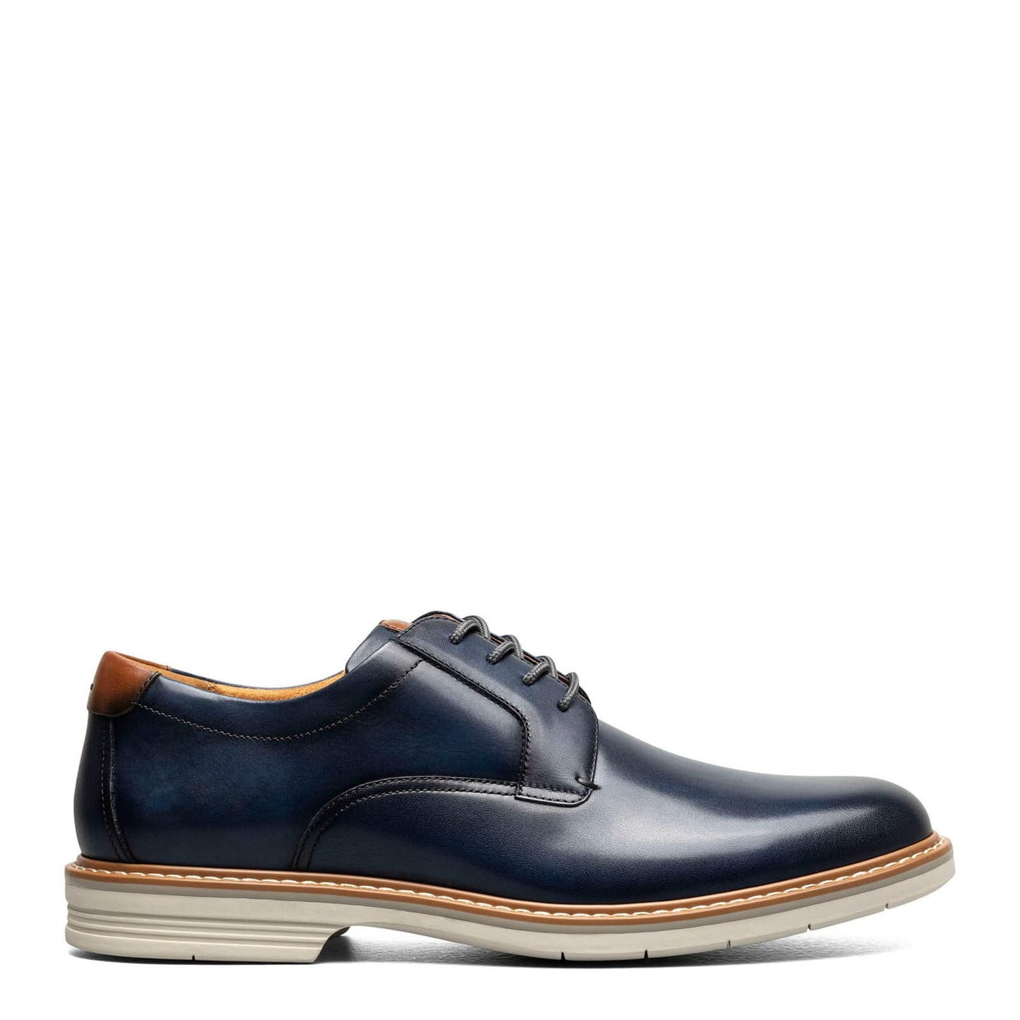 Florsheim Men's Norwalk Plain Toe Oxford Navy 14 Wide