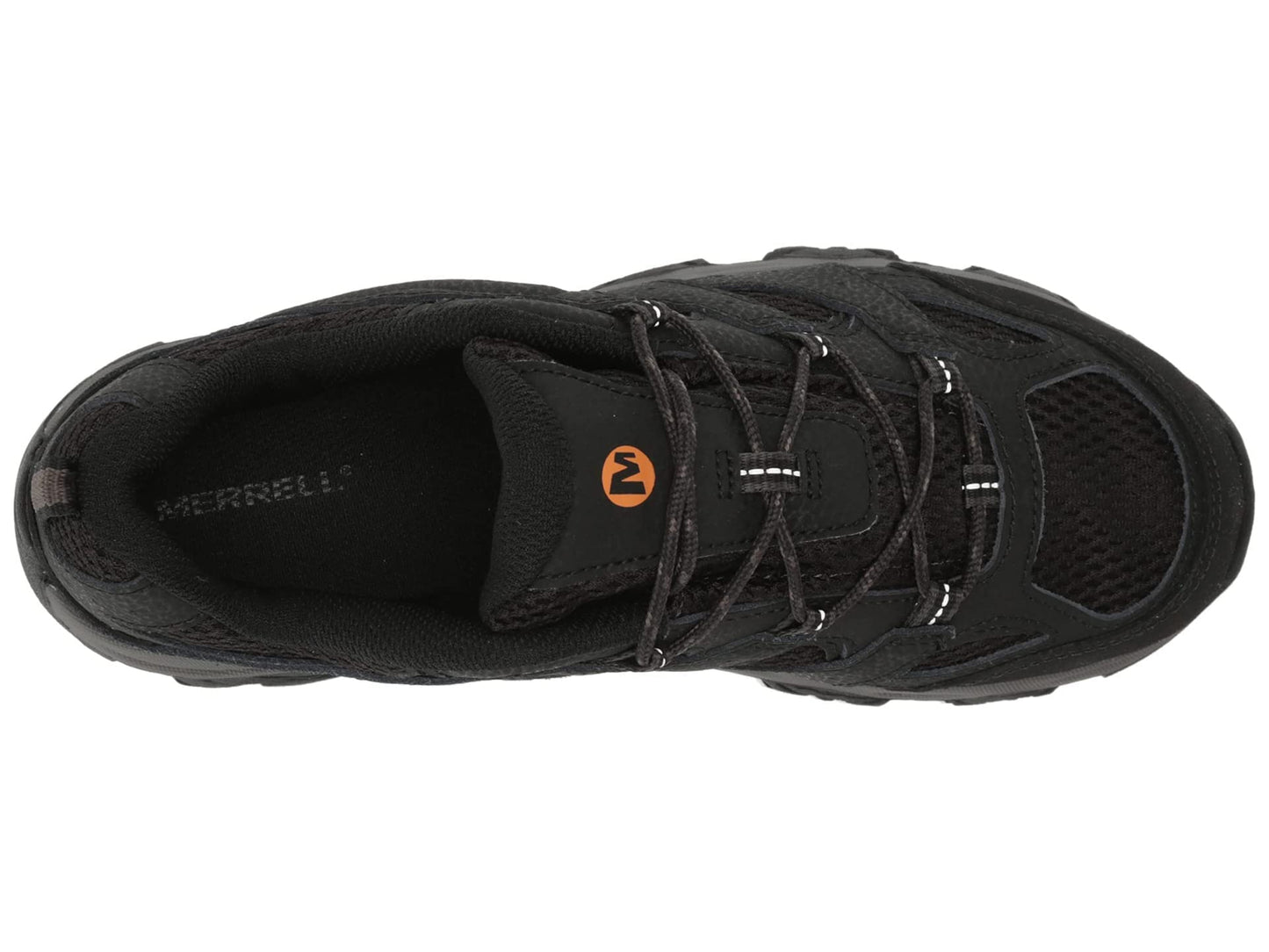 Merrell unisex child Moab 3 Low Hiking Shoe, Black, 1.5 Big Kid US