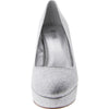 Michael Kors Chantal Platform Pump Silver 7.5 M