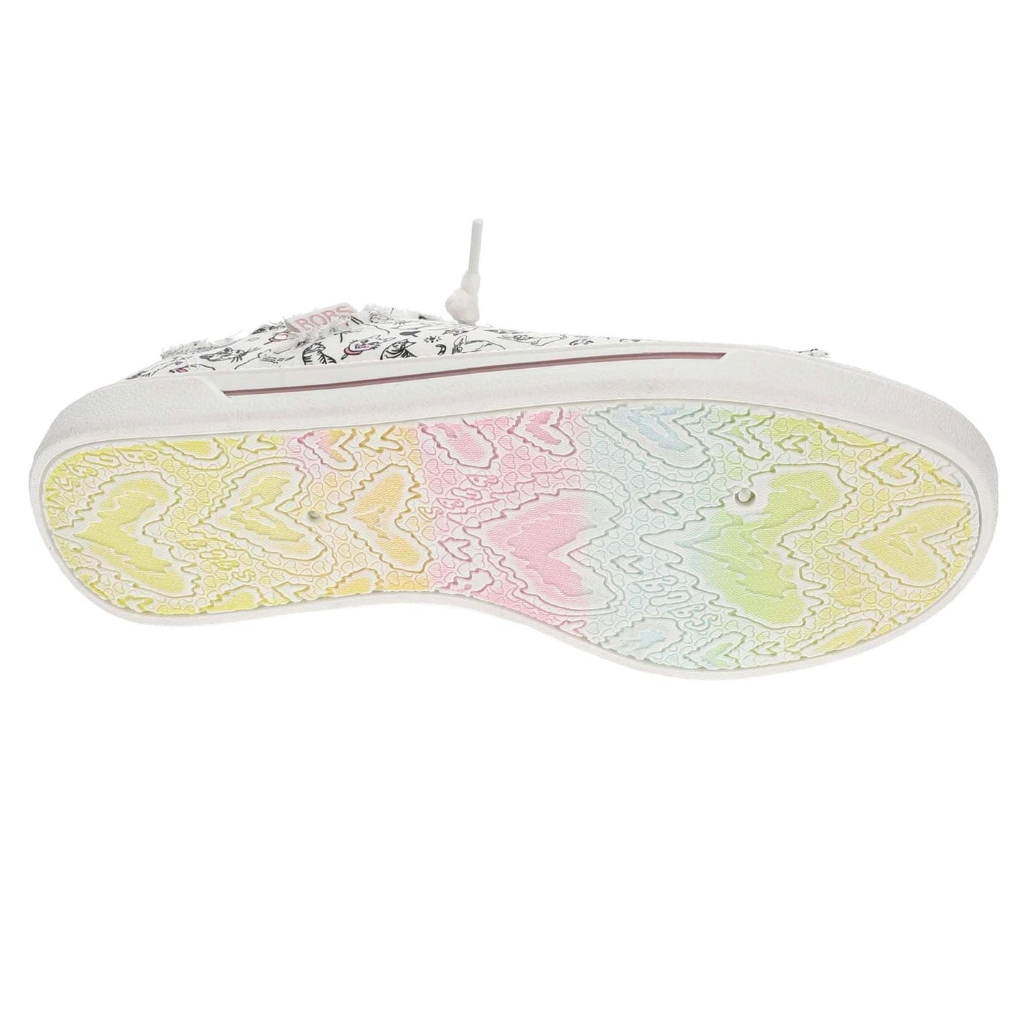 Skechers BOBS from B Cute 2.0-Glam Kitty Women's Slip On, 9 B(M) US, White-Multi