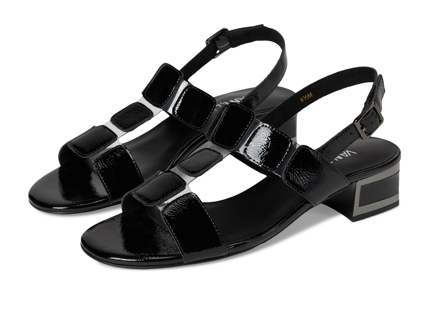 Vaneli Women's Hatty Sandal, Black Naplak, 12