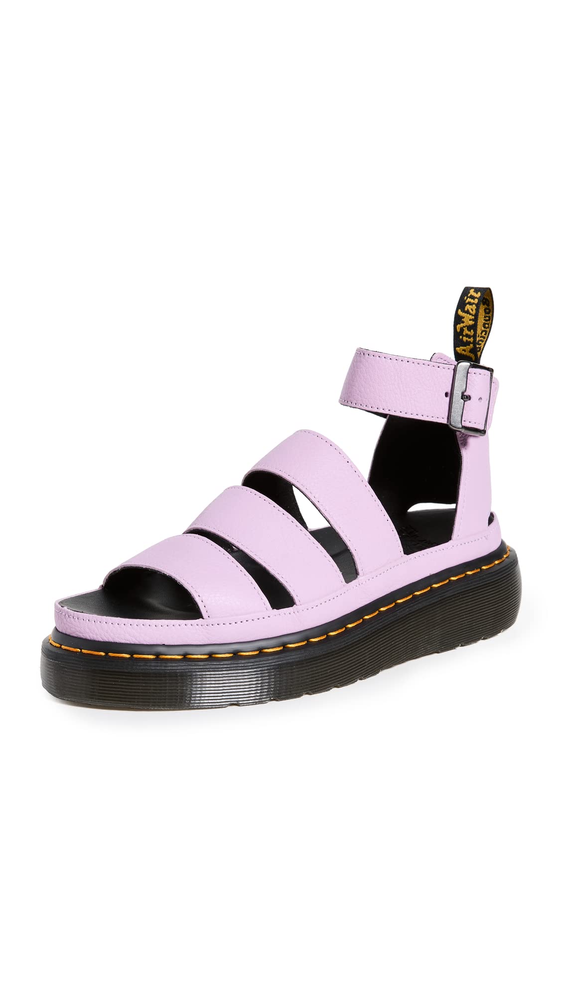 Dr. Martens Women's Clarissa II Quad Sandals, Lilac, Purple, 6 Medium US